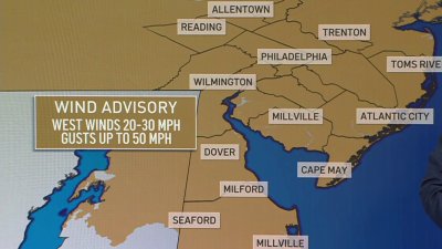 Strong gusty winds make temperatures feel colder