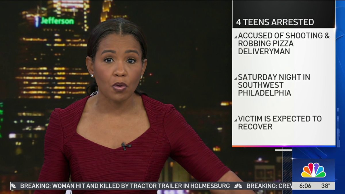 4 teens arrested after pizza delivery driver shot, robbed – NBC10 ...