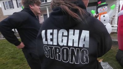 Jersey Shore community honors life of 15-year-old Leigha Cirillo with inflatable Santas