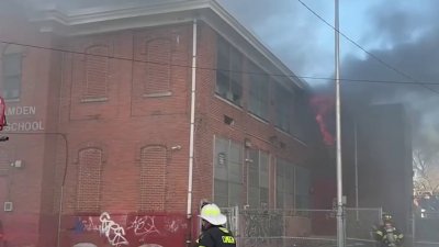 Person injured in fire at abandoned school in Camden, NJ