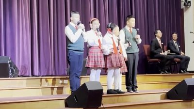 Holiday concert by children with special needs