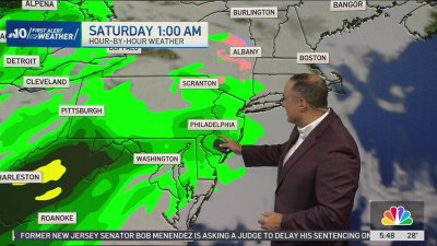 Rainy weekend ahead for Philadelphia region