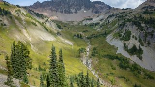 Gilbert Peak at the Gifford Pinchot National Forest in Washington state.