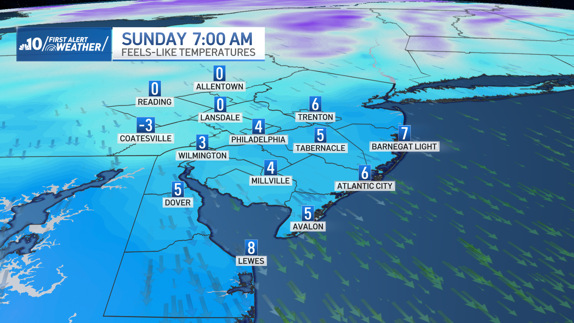 Frigid temps on Dec. 22, 2024