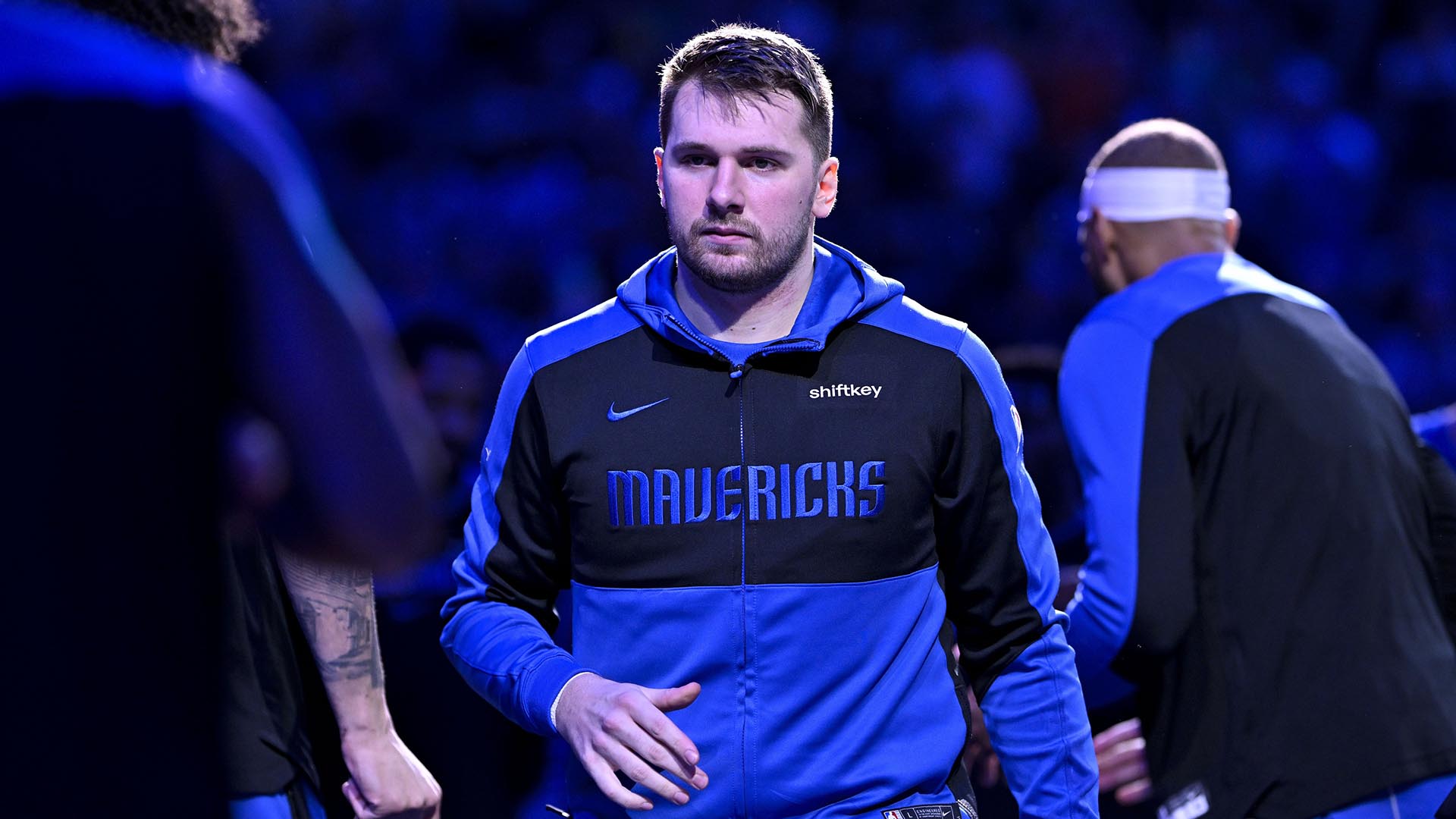 Dec 25, 2024; Dallas, Texas, USA; Dallas Mavericks guard Luka Doncic (77) before the game between the Dallas Mavericks and the Minnesota Timberwolves at the American Airlines Center.