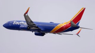 A Southwest Airlines Boeing 737 departs Los Angeles International Airport en route to Las Vegas on September 19, 2024 in Los Angeles, California. 