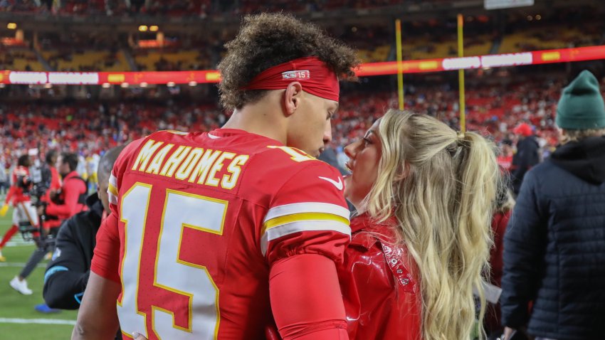 Patrick Mahomes and wife Brittany Mahomes