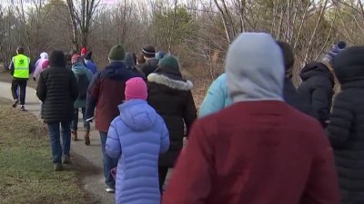 First day hikers hit the trails on New Year's Day