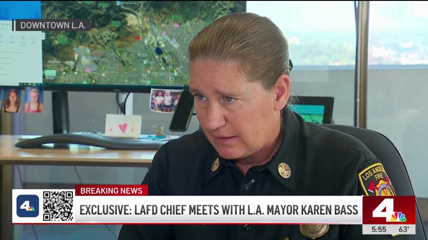 LA fire chief meets with Mayor Bass following remarks over budget cuts