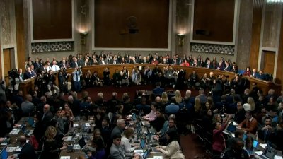 WATCH: Protesters interrupt Pete Hegseth's confirmation hearing