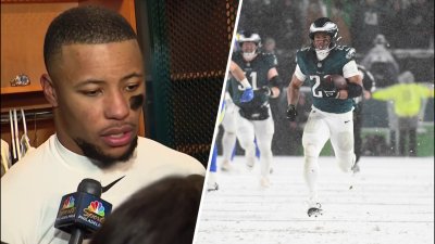 Saquon Barkley runs wild against the Rams to send Eagles to NFC Championship