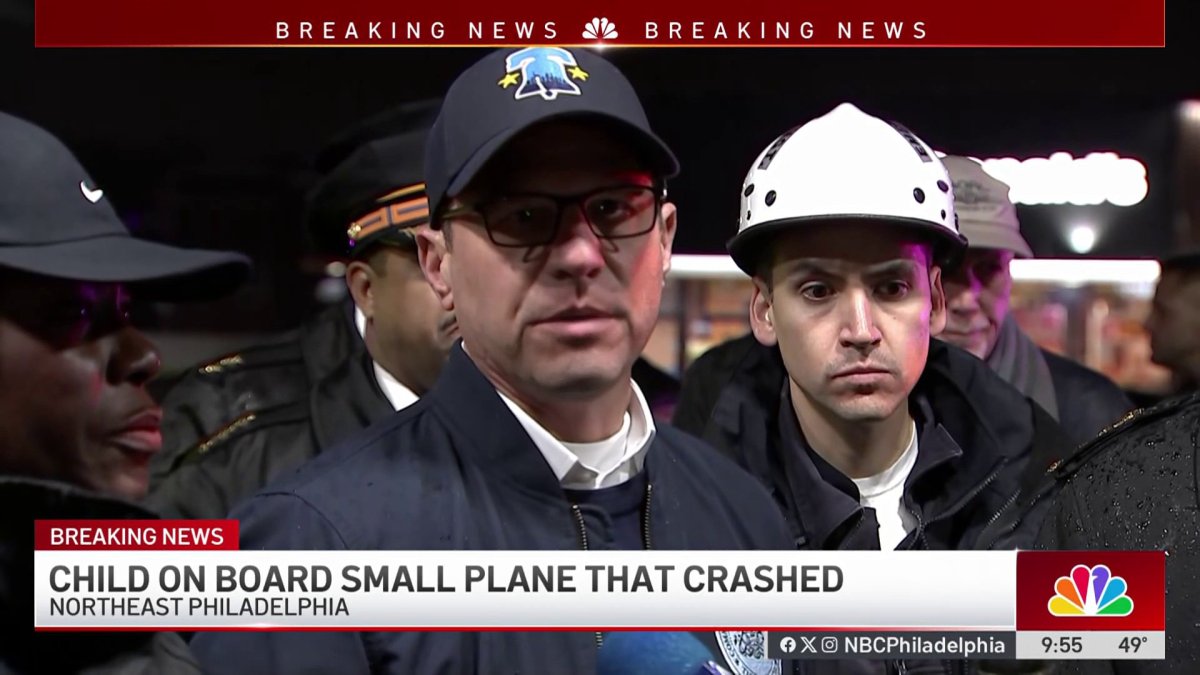 Mayor Parker, Gov. Shapiro address Philadelphia after small plane crash ...