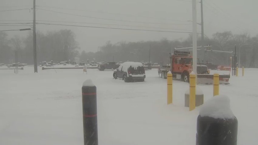 Heavy snow in Delaware