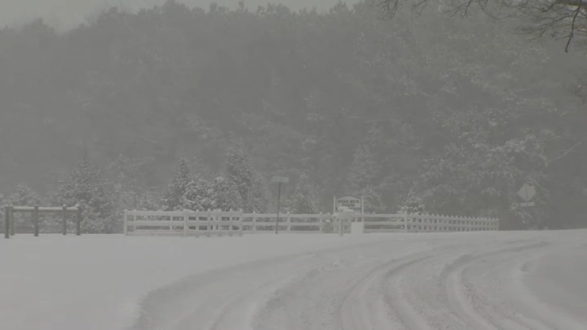 Snow on Seaford, Delaware