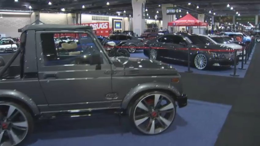 A look at some of the vehicles in place for the 2025 Philadelphia Auto Show.