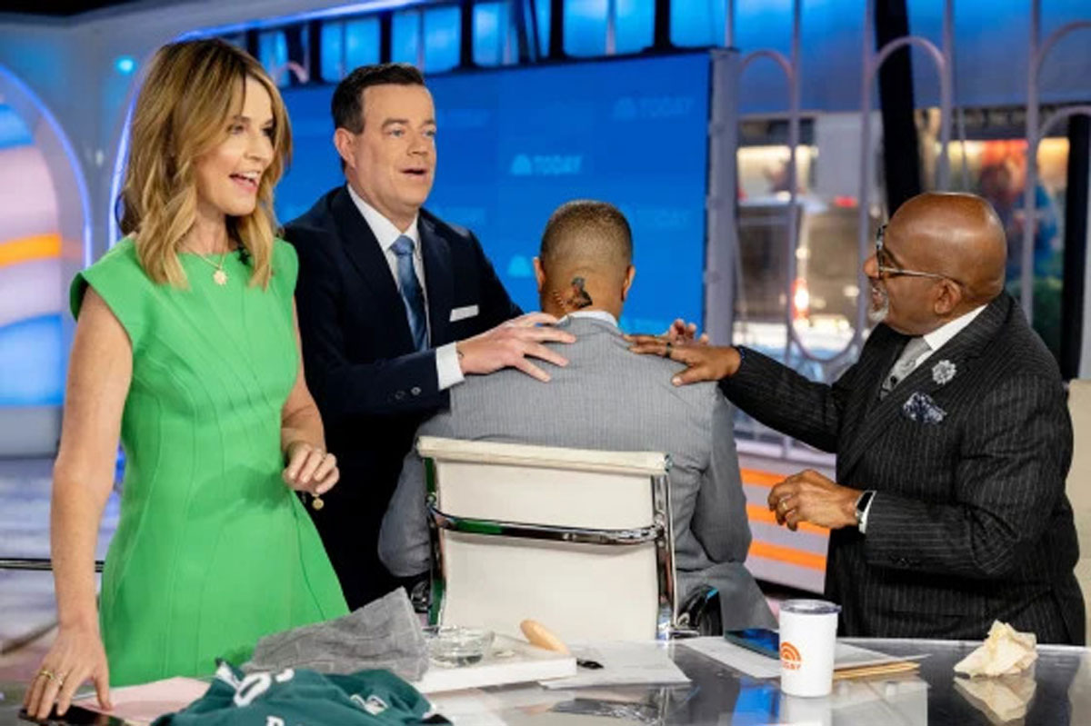 See Craig Melvin get a tattoo of Savannah Guthrie for losing bet ...