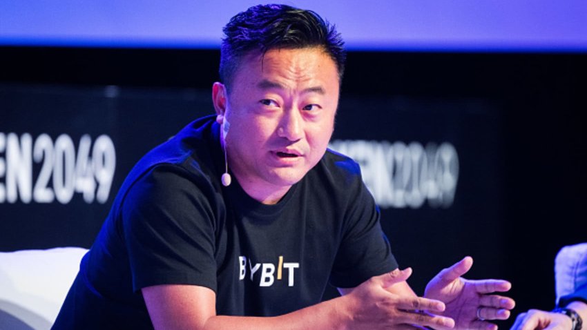 Ben Zhou, chief executive officer of ByBit, during the Token2049 conference in Singapore, on Thursday, Sept. 14, 2023. 