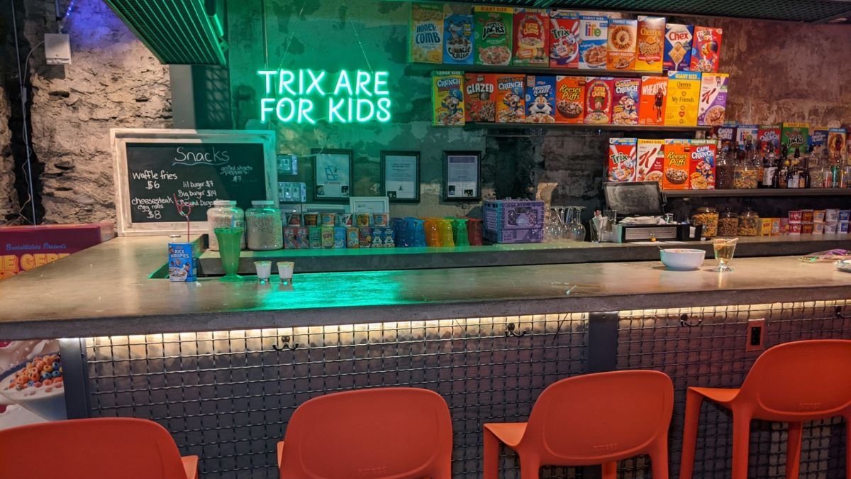 Philadelphia Launches Whimsical Cereal Cocktail Bar Experience