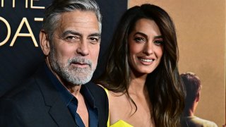 George and Amal Clooney attend the LA premiere of "The Boys in the Boat" at the Samuel Goldwyn theatre in Beverly Hills on Dec. 11, 2023.