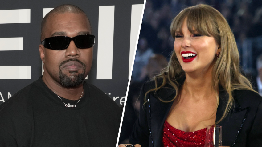 Kanye West and Taylor Swift 2025 Grammys