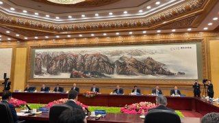 Chinese President Xi Jinping met with global executives on Friday, March 28, 2025.