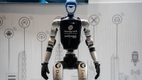 Unitree’s G1 robot at the Mobile World Congress 2025 in Barcelona, Spain, on March 6, 2025.