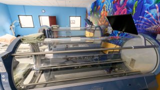 A hyperbaric chamber