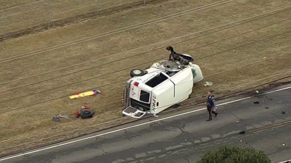 Two drivers hurt when medical van crashes into school bus in NJ – NBC10 ...