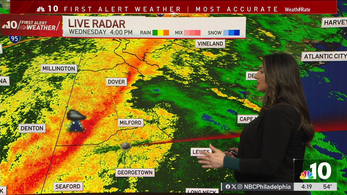 Strong line of storms move into our region – NBC10 Philadelphia