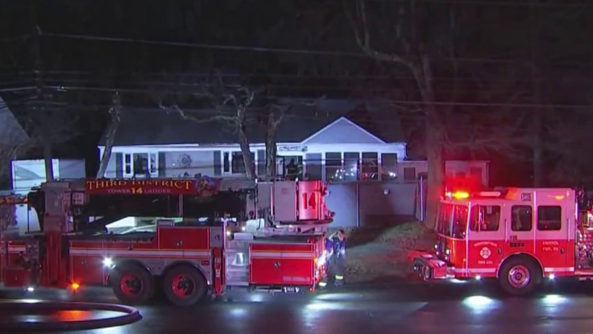 Fire crews respond to a fire at a home in Bristol were firefighters saved snakes, reptiles, chickens, dogs and a cat from a house fire early Thursday. 