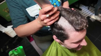 Head-shaving party in Philly part of nationwide effort to end childhood cancer