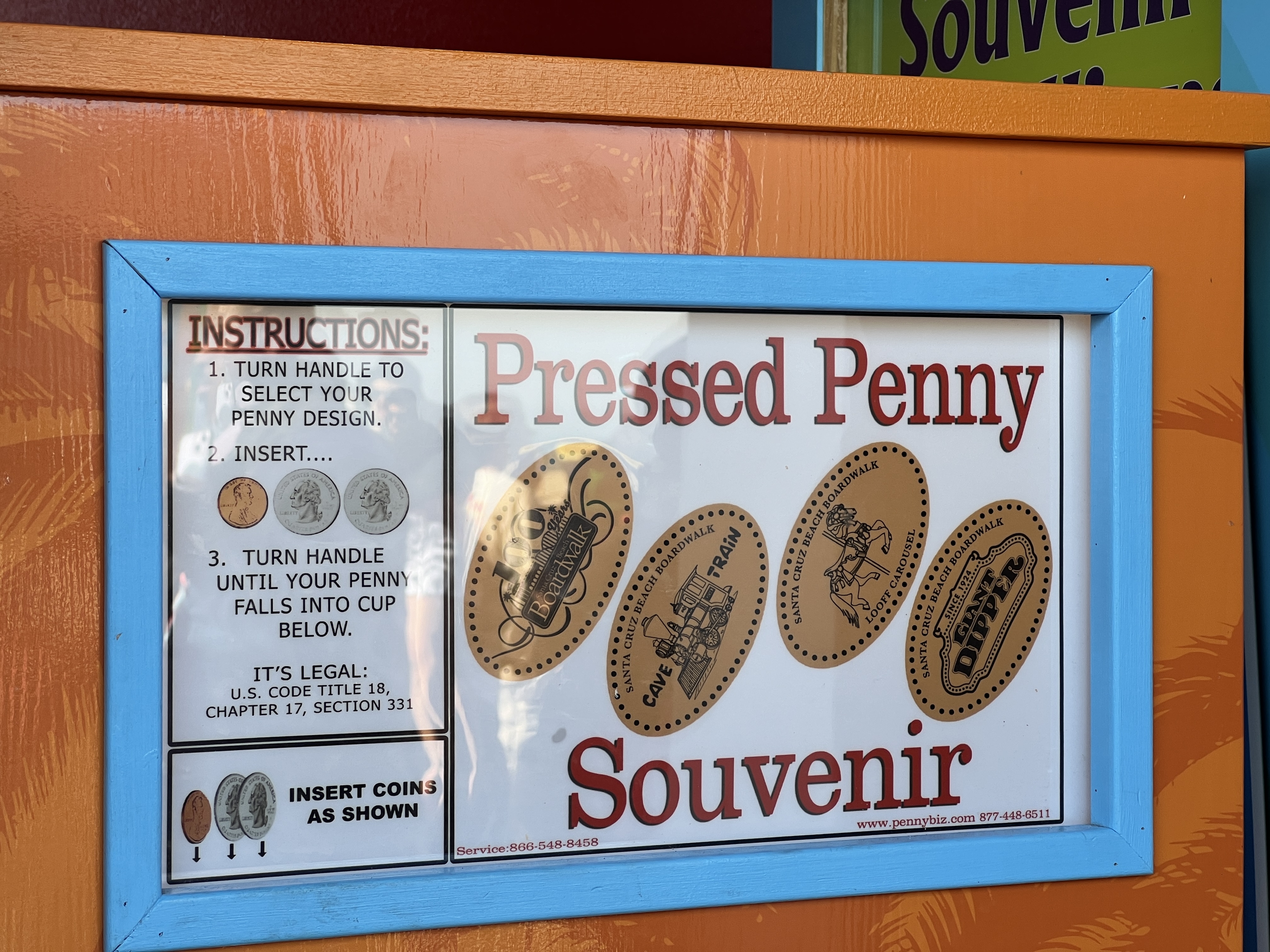 Souvenir pennies