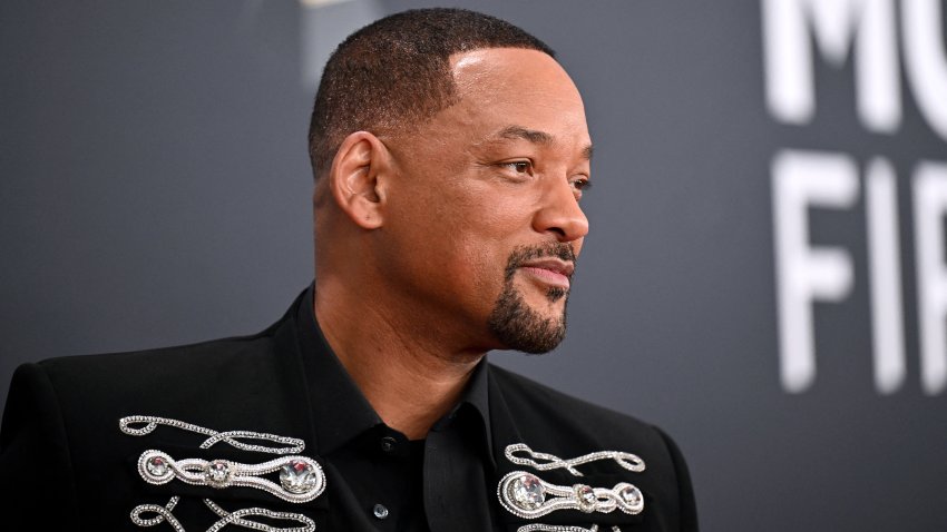 Actor Will Smith arrives for the 67th Annual Grammy Awards at the Crypto.com Arena in Los Angeles on February 2, 2025.