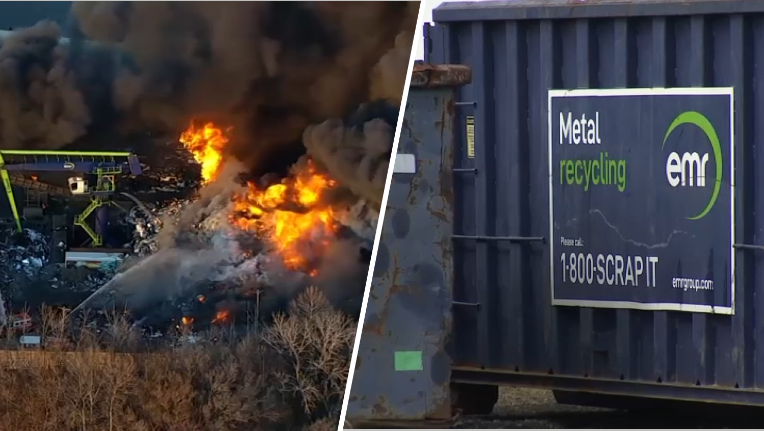 Recycling company EMR sued by NJ after major fires
