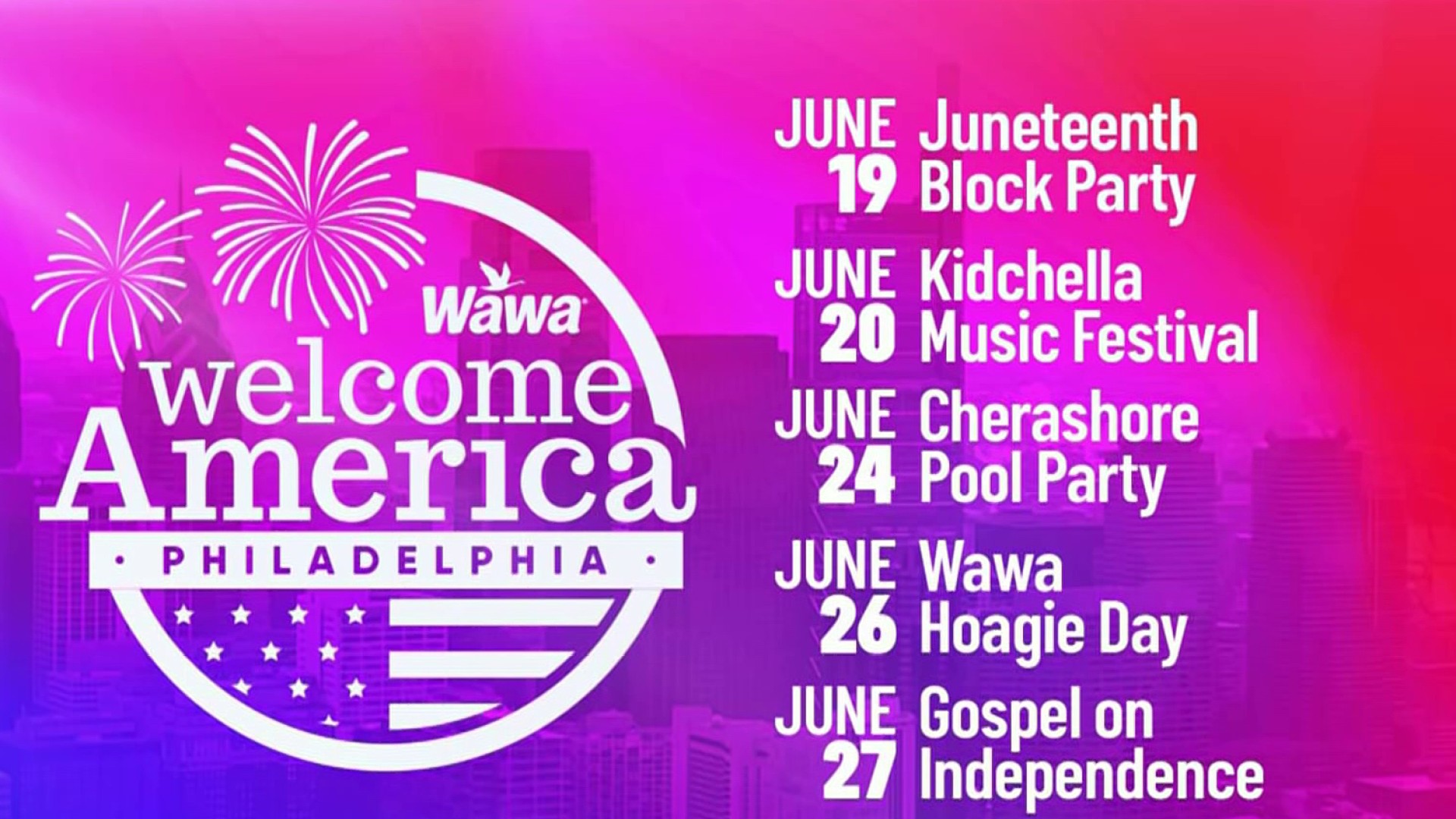 Countdown Begins For 2025 Wawa Welcome America Festival Find Out What S Planned NBC10 38787859031 