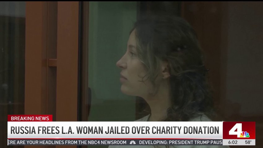 Russia frees LA woman jailed over charity donation