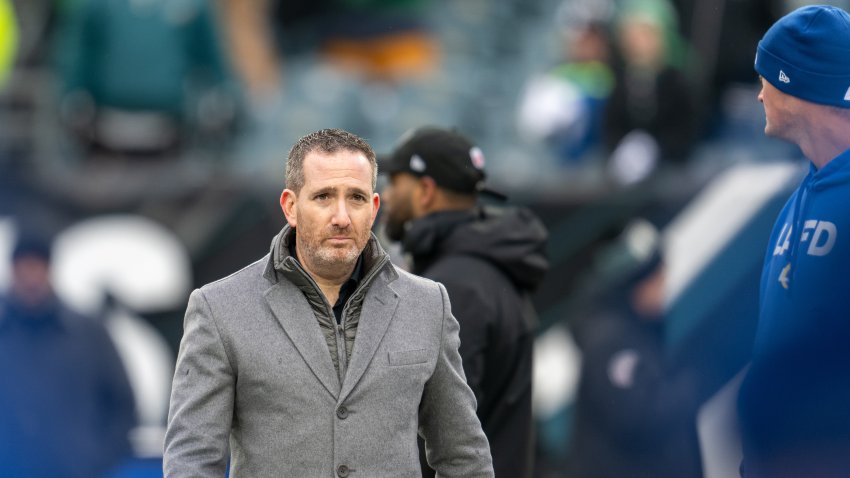 PHILADELPHIA, PA – JANUARY 19: Philadelphia eagles general manager Howie Roseman before the NFC Divisional Playoff game between the Philadelphia Eagles and the Los Angeles Rams on January 19th, 2025 at Lincoln Financial Field in Philadelphia, PA. (Photo by Terence Lewis/Icon Sportswire via Getty Images)
