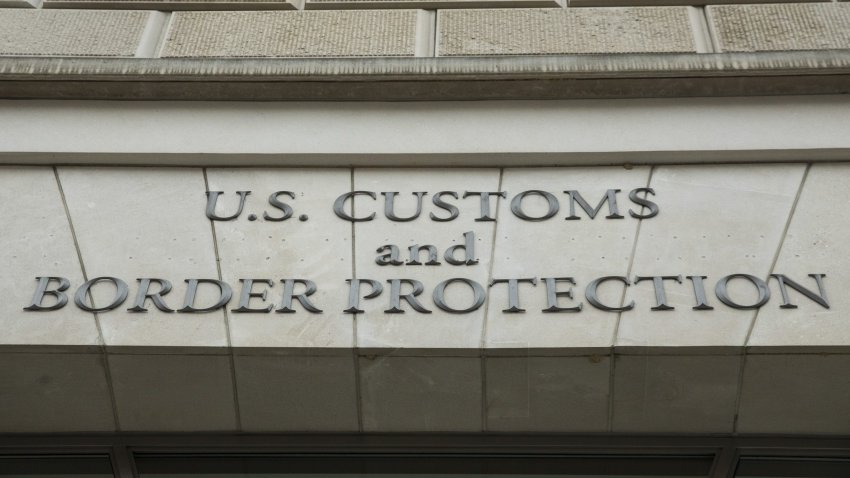 Entrance of the U.S. Customs and Border Protection headquarters
