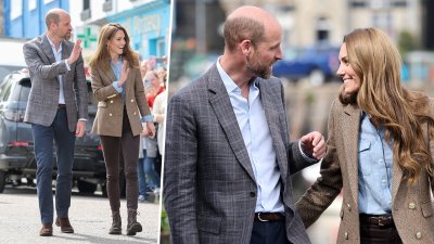 Kate Middleton and Prince William wear matching outfits on anniversary trip to Scotland