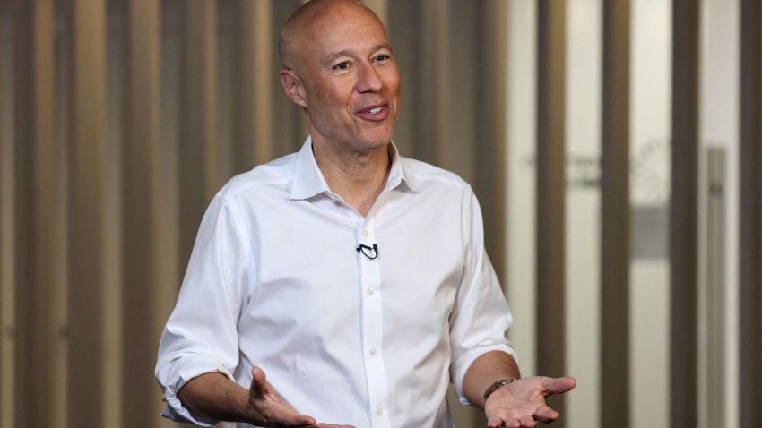 Lyft CEO David Risher poses for a portrait in New York City, U.S., April 16, 2025.
