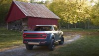 Volkswagen is planning to begin production of an EREV pickup truck and SUV under the Scout brand name starting in 2027.