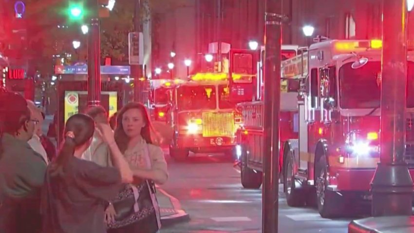 One person hospitalized after Center City apartment fire