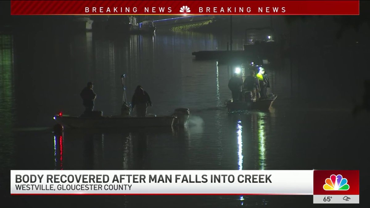Body recovered after man falls into creek in Westville – NBC10 Philadelphia