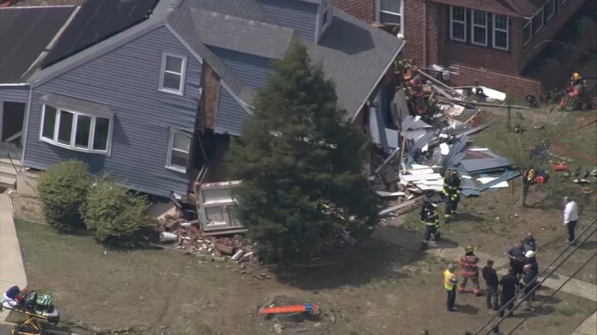 Medical Emergency Causes Dump Truck to Level Home
