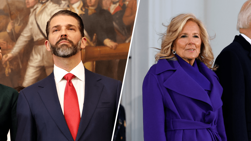 Donald Trump Jr. and Dr. Jill Biden