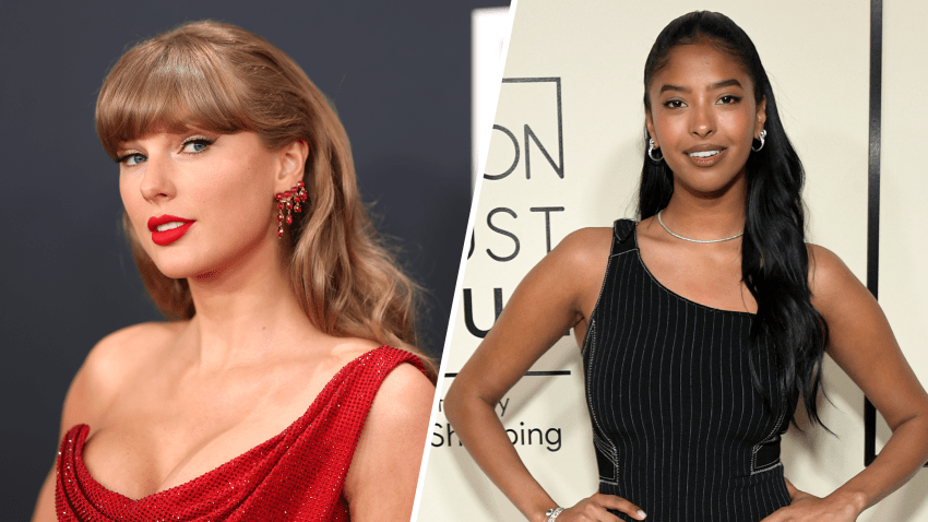 Taylor Swift and Natalia Bryant