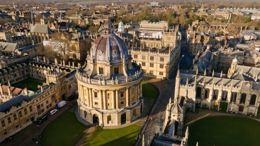 The annual QS World University Rankings saw Britain’s elite Oxford (above) and Cambridge universities drop one place to fourth and sixth, respectively.