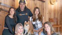 The Taihuttus on a ski trip to Sierra Nevada in southern Spain. They sold everything they owned in 2017 to bet on bitcoin — and now travel full-time as a family of five.