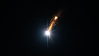 TEL AVIV, ISRAEL – JUNE 18: Israel’s ‘Iron Dome’ air defense system responds to incoming Iranian ballistic missiles as seen from Tel Aviv, Israel on June 18, 2025.