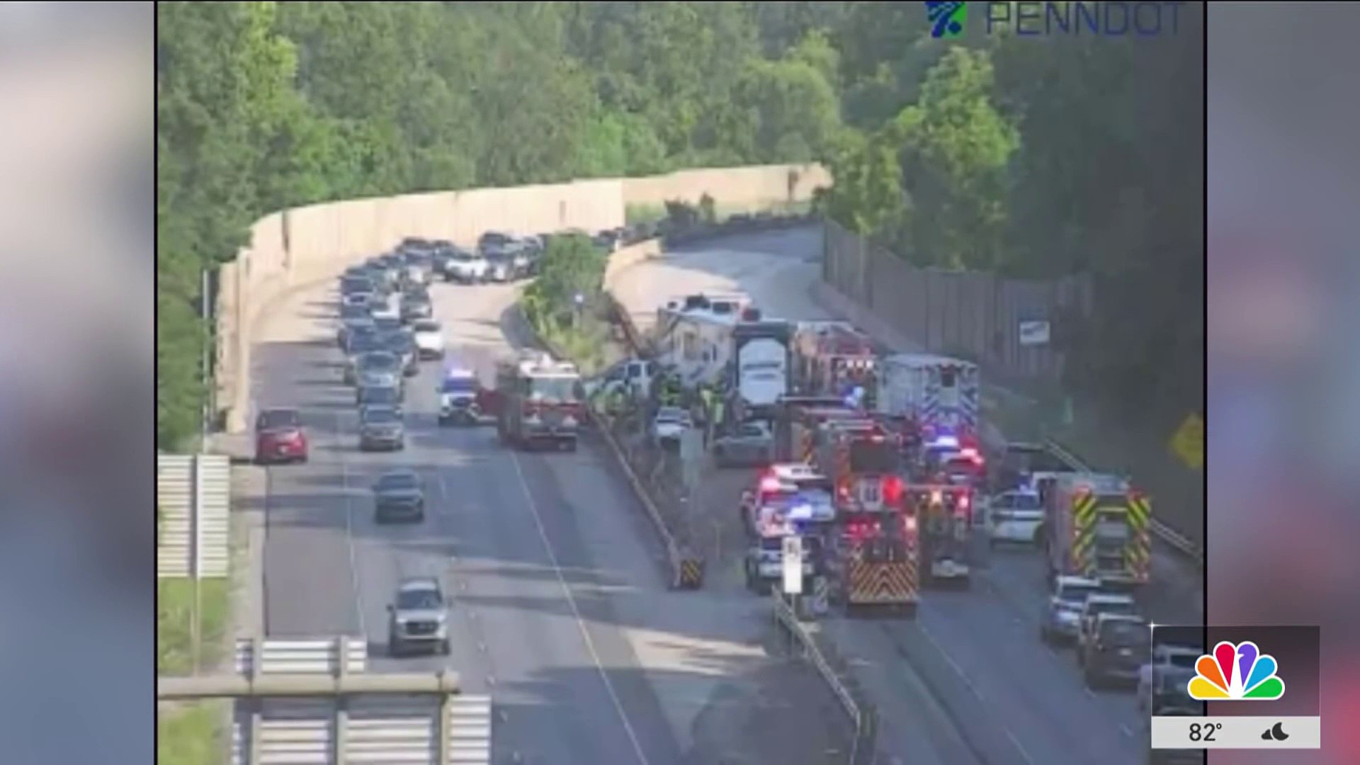 Crash shuts down part of I-476 in Delco – NBC10 Philadelphia
